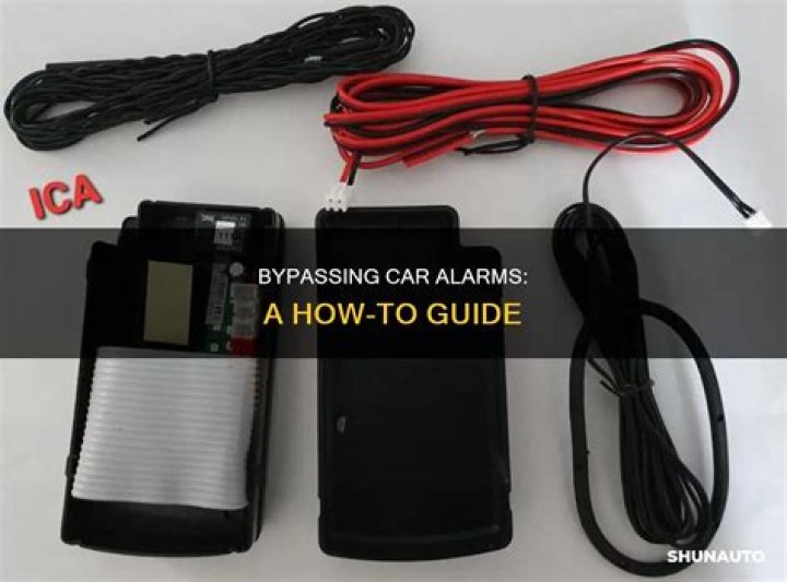 How do you bypass a car alarm?