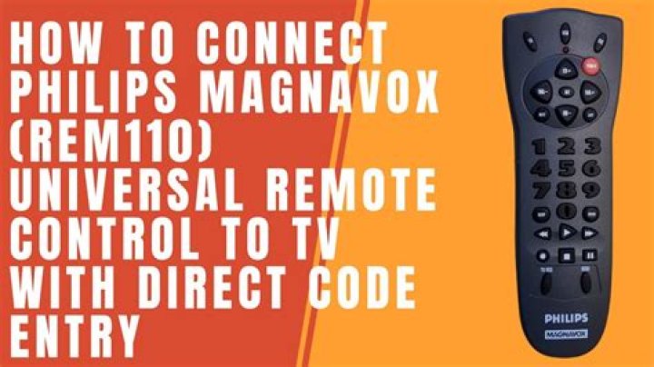 How do you change the input on a Magnavox universal remote?