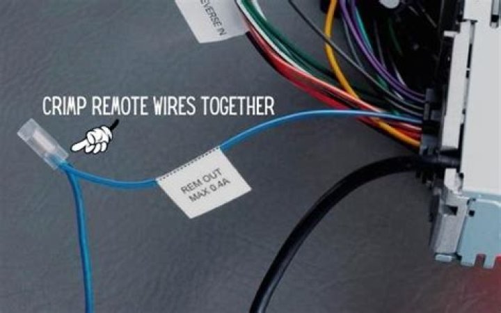 How do you connect a remote turn on wire?