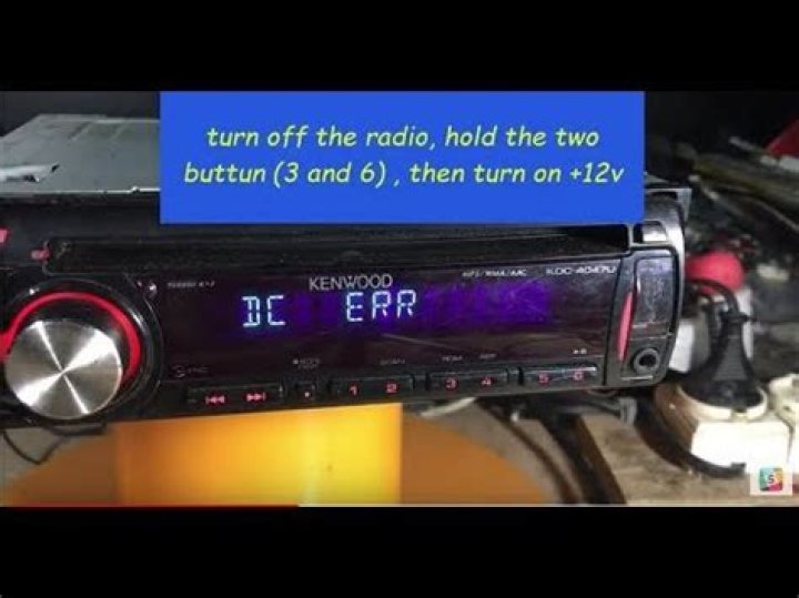 How do you fix a Kenwood radio that says protect?