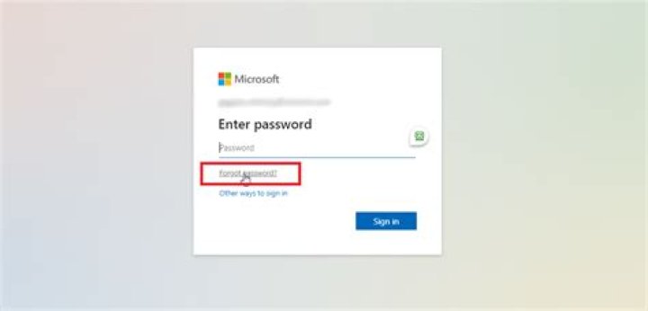 How do you get into your computer if you forgot the password?