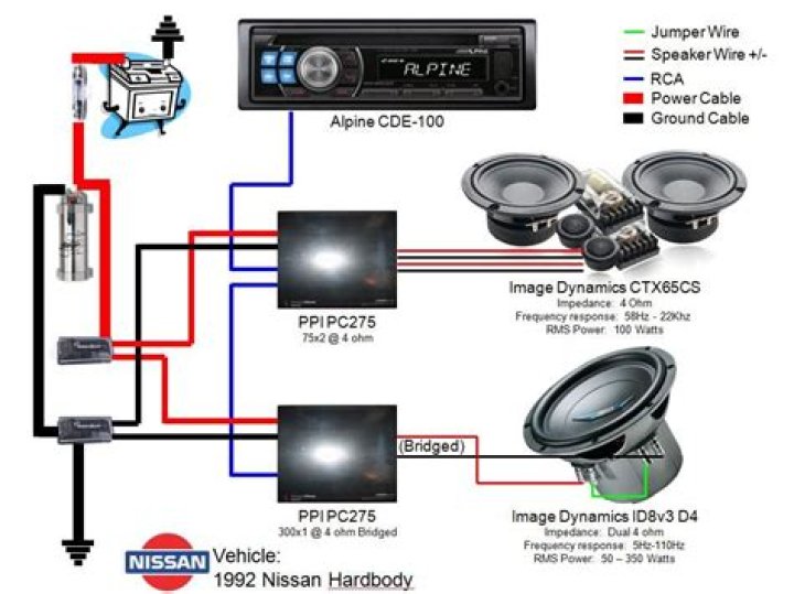 How do you hook up subs to a factory car stereo?