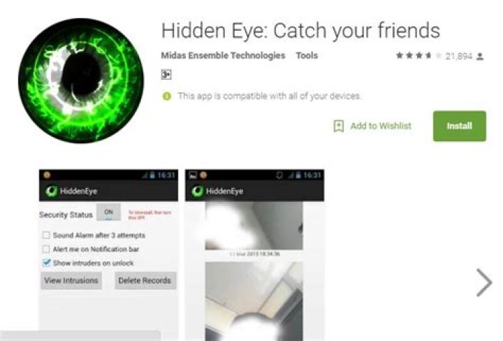 How do you make your phone take a picture when someone tries to unlock it?