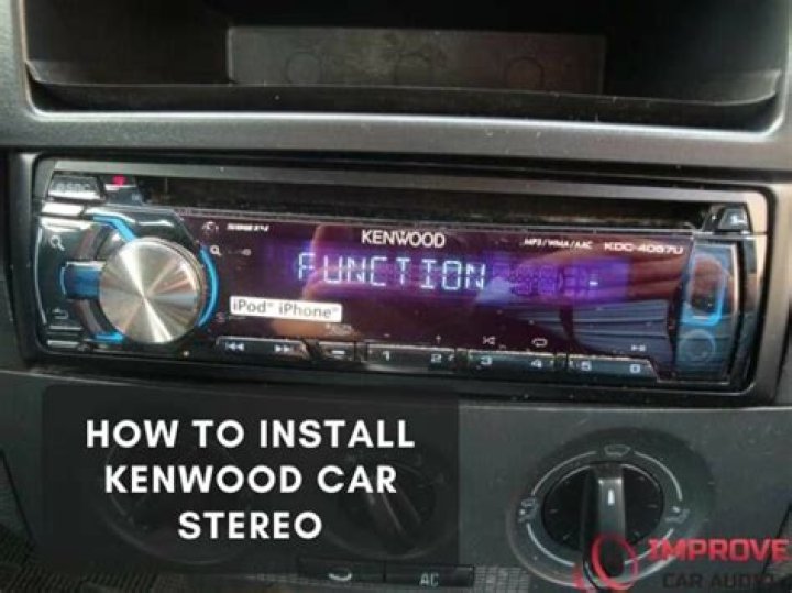 How do you manually tune a Kenwood car stereo?