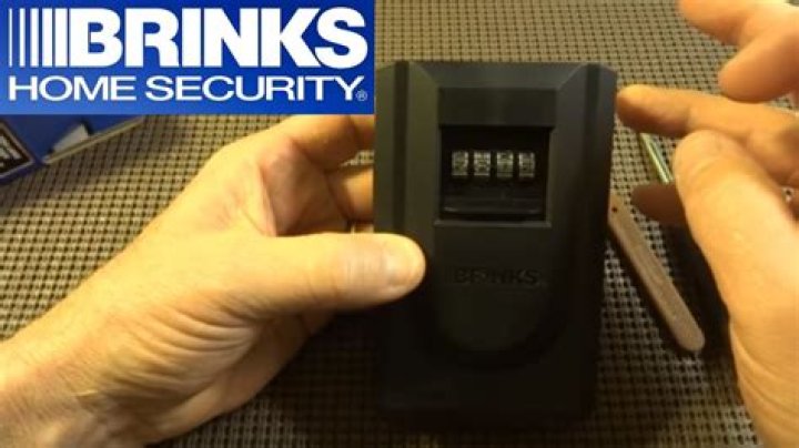 How do you open a Brinks Home Security safe?