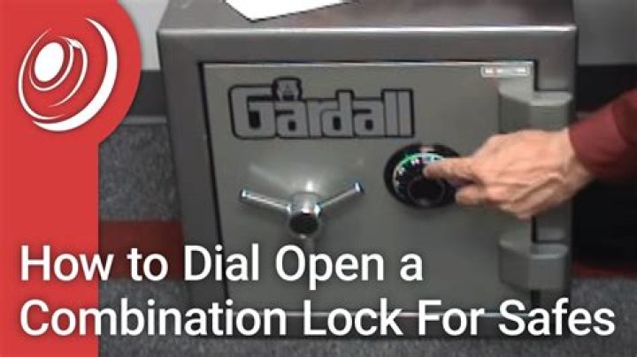 How do you open a safe with a lost key?