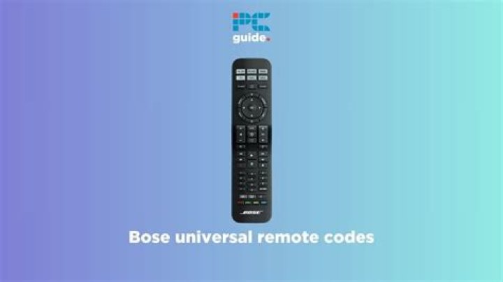 How do you program a new Bose remote?