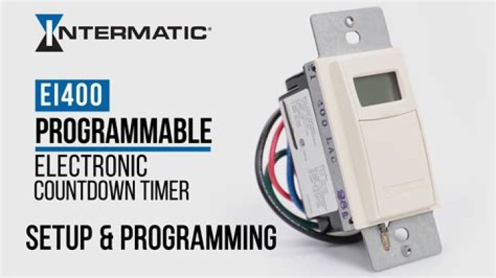 How do you program a timer on an outlet?