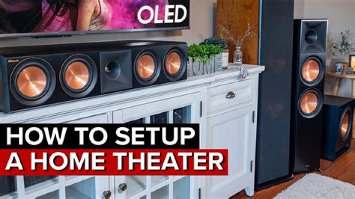 How do you set up a home theater room?