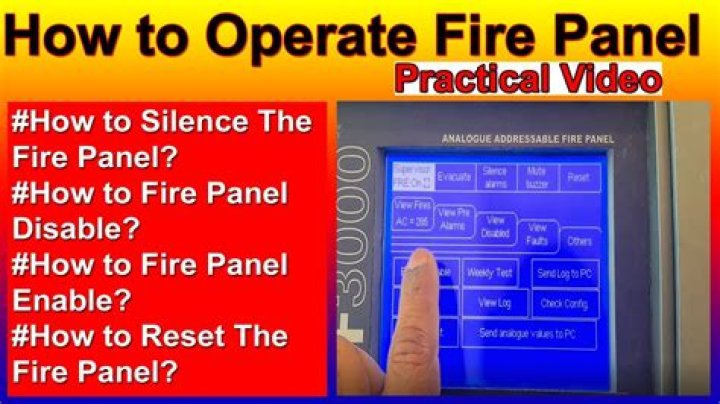 How do you silence a trouble alarm?