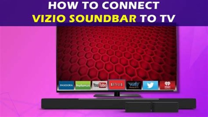 How do you sync Vizio sound bar?