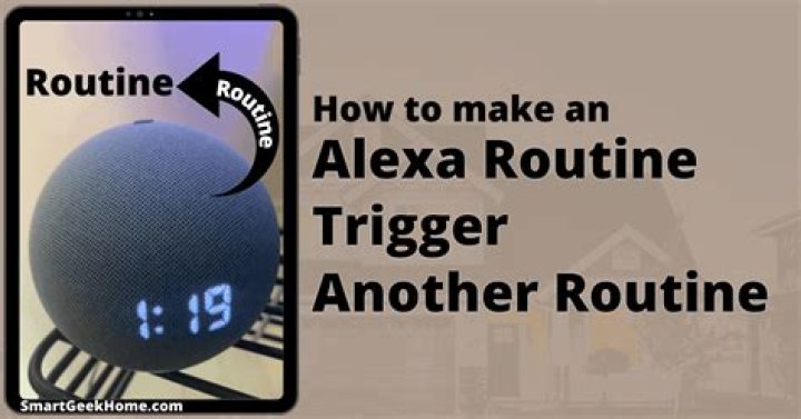 How do you trigger Alexa routine?