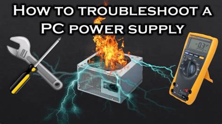 How do you troubleshoot a power supply problem?