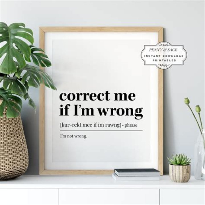 How do you use correct me if im wrong?