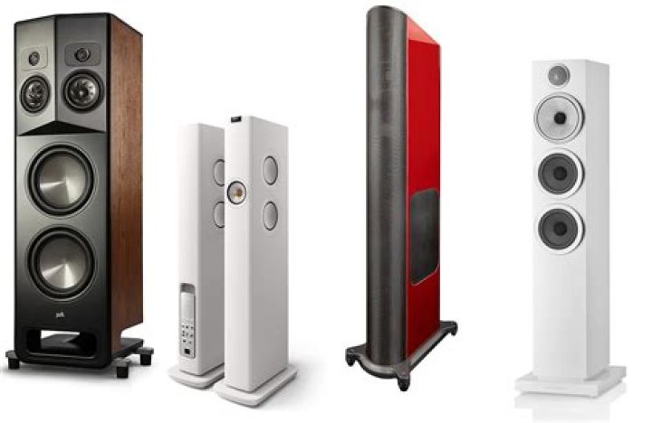 How does a 4 driver standing tower speaker work?