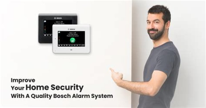 How does a Bosch home alarm system work?