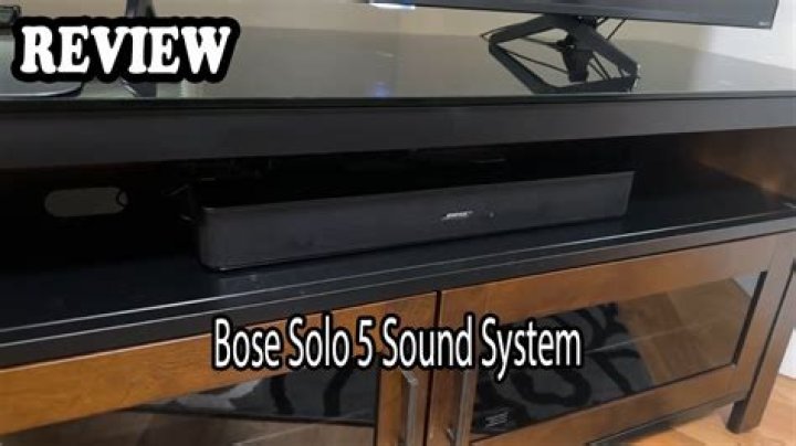 How does a Bose solo 5 sound system work?