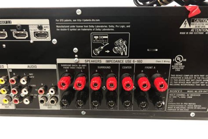 How does a str-dh770 multi channel AV receiver work?