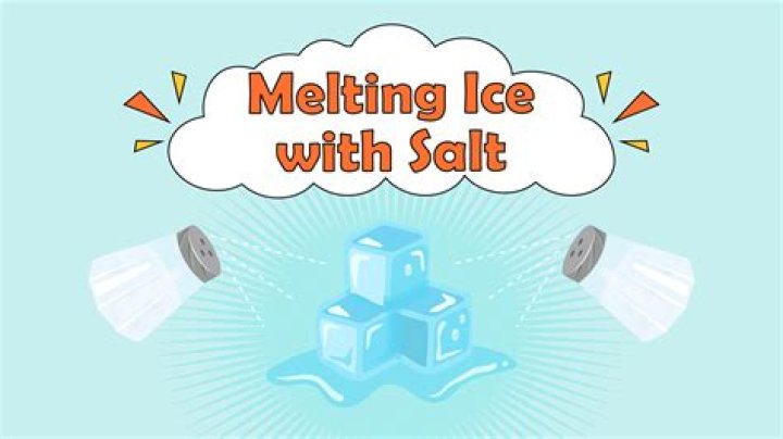 How does adding salt into ice affect the freezing point and the time it takes to freeze the ice cream to be made?