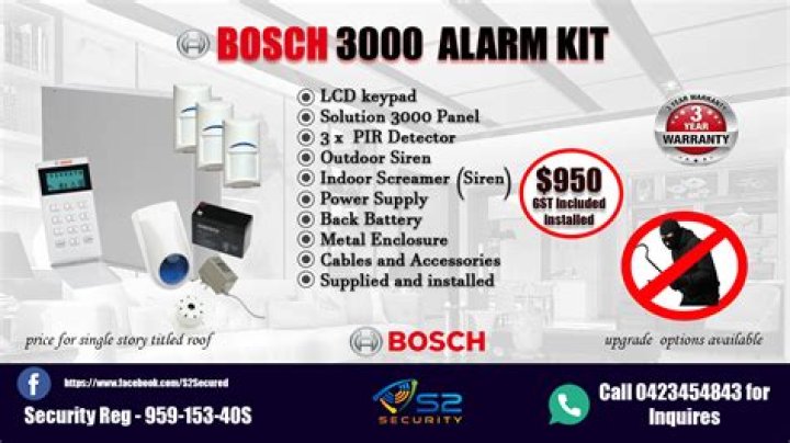 How does Bosch Security system Solution 3000 work?