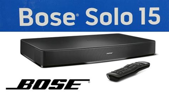 How does Bose solo 15 sound system work?