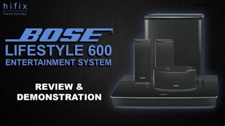 How does the Bose lifestyle 600 system work?