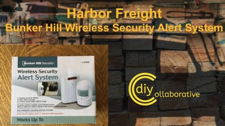 How does the Bunker Hill wireless security system work?