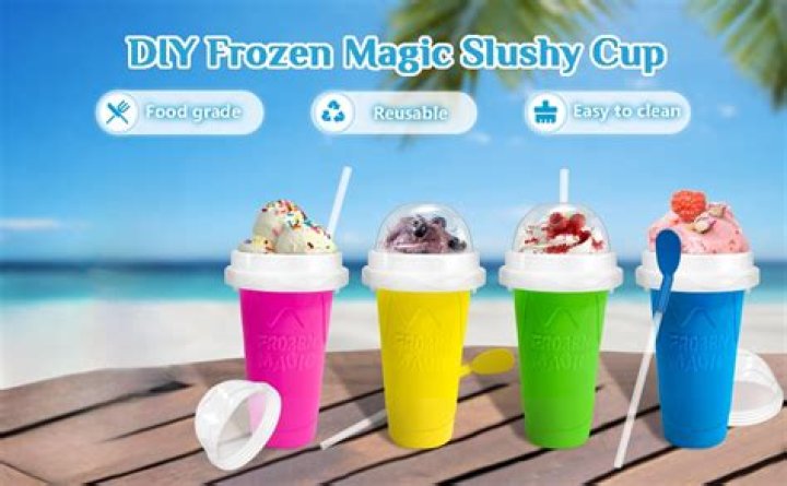 How does the Slushy Magic cup work?