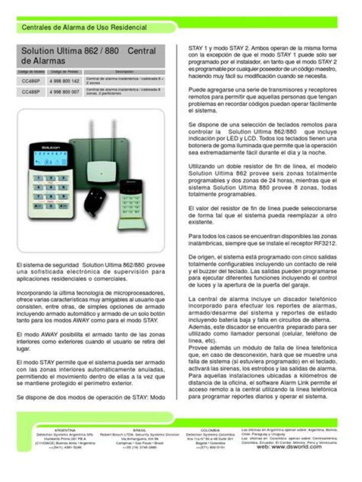 How does the solution 862 control panel work?