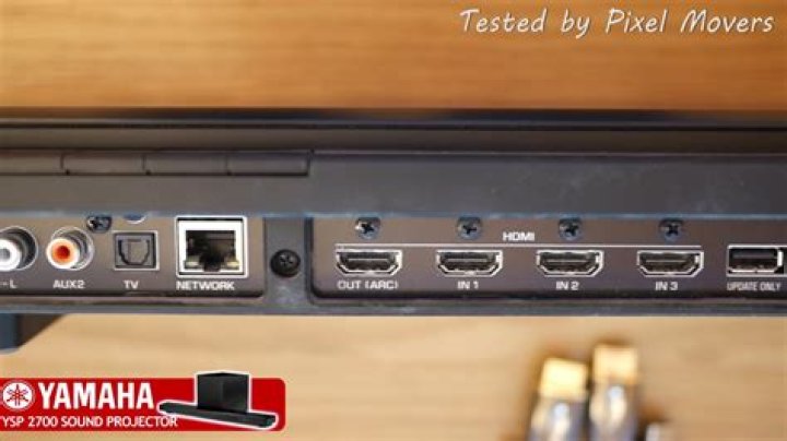 How does the Yamaha ysp-2700 sound bar work?