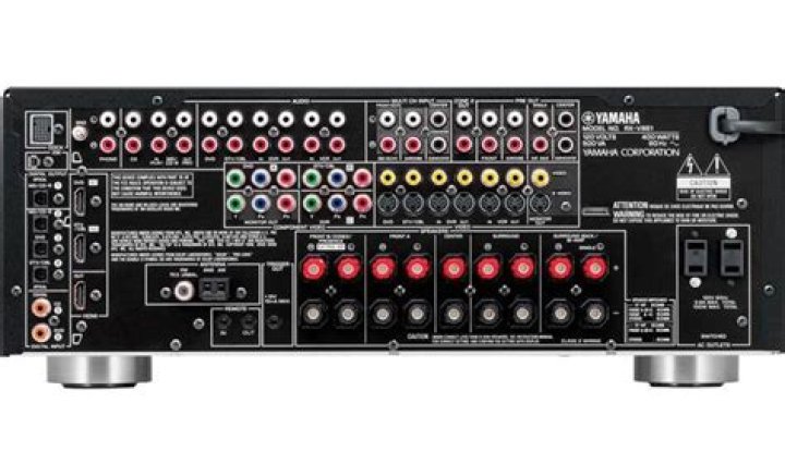 How does Yamaha rx-v861 home theater receiver work?