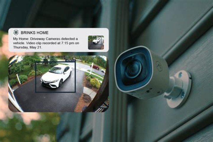 How far can a security camera be from WiFi?