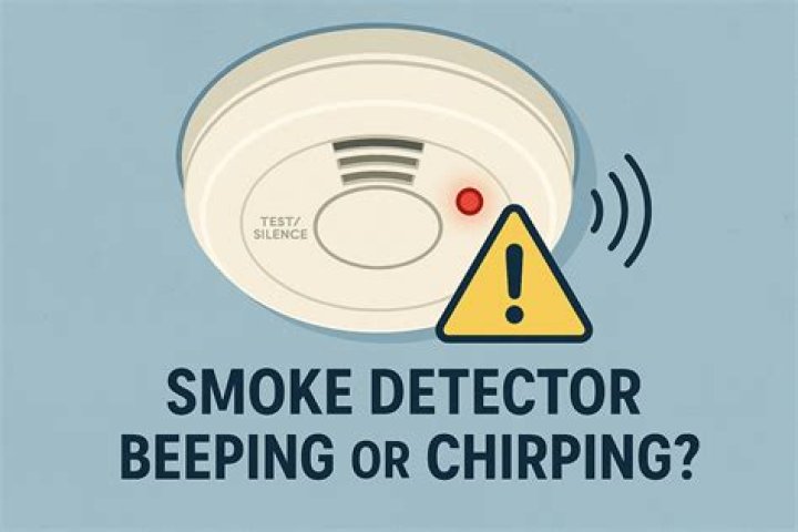 How long does it take for a smoke detector to stop beeping?