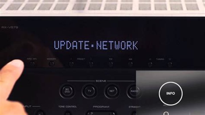 How long does Yamaha receiver update take?