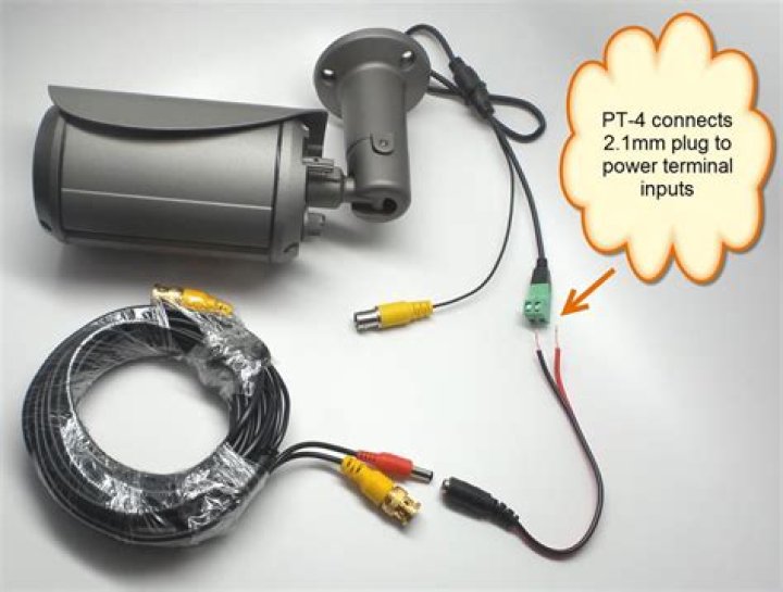 How long is HDCVI coax cable for a security camera?