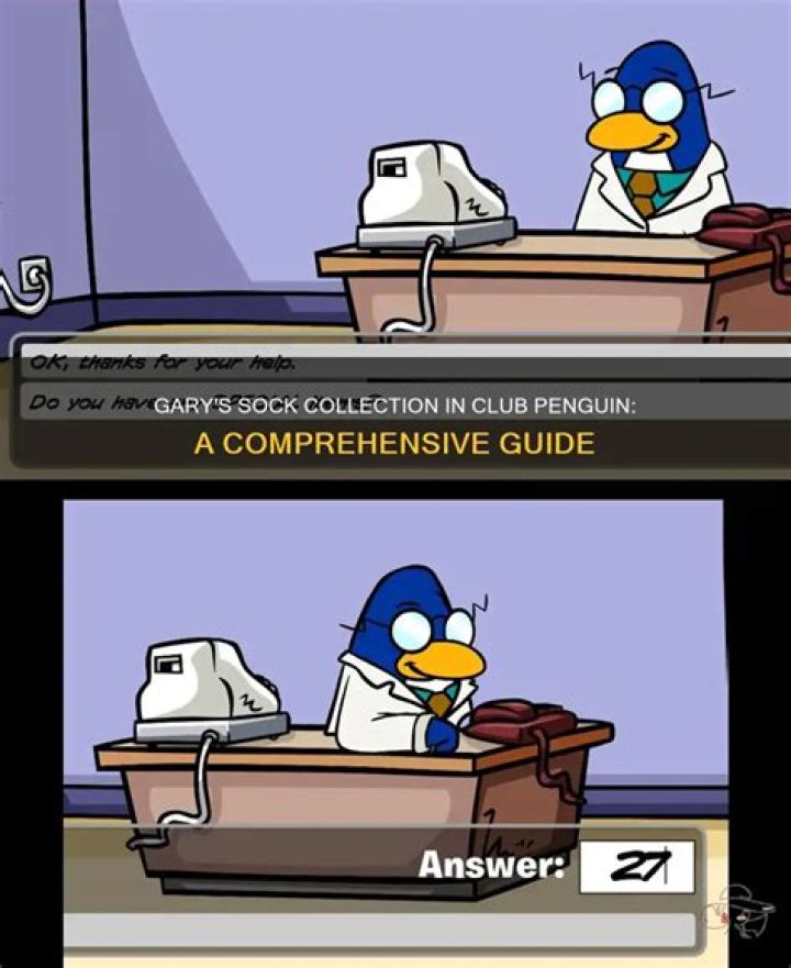 How many pairs of socks does G have in Club Penguin?