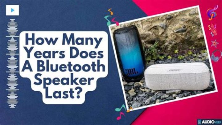 How many years does a Bluetooth speaker last?