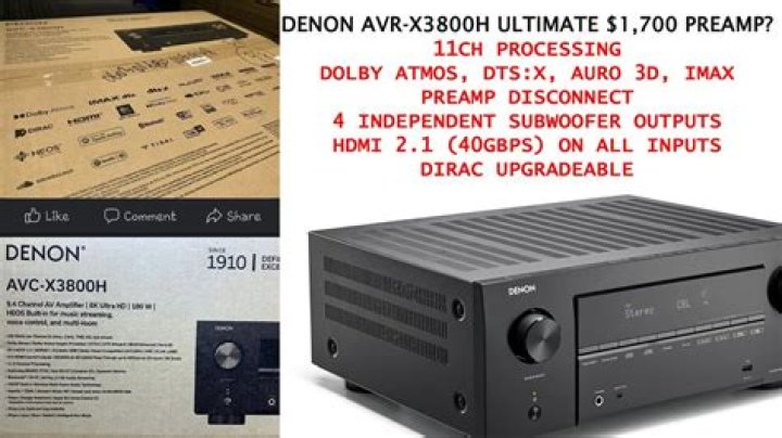 How much does a Denon avr1100 receiver cost?