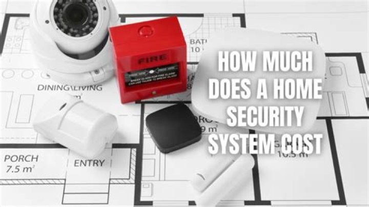 How much does a security system cost UK?