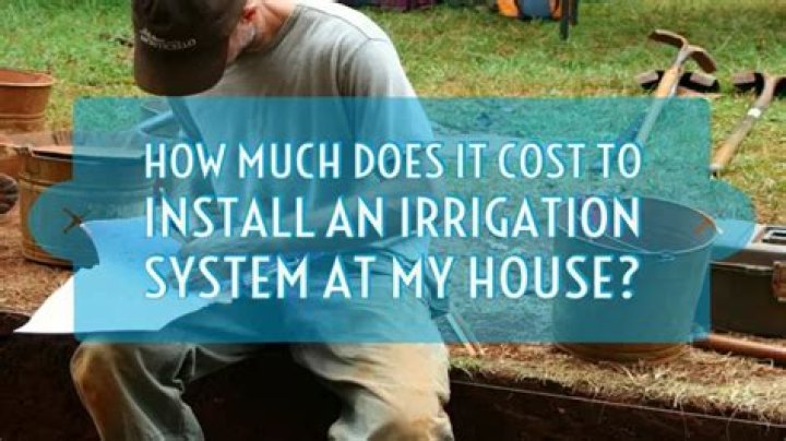 How much does a sprinkler system add to water bill?
