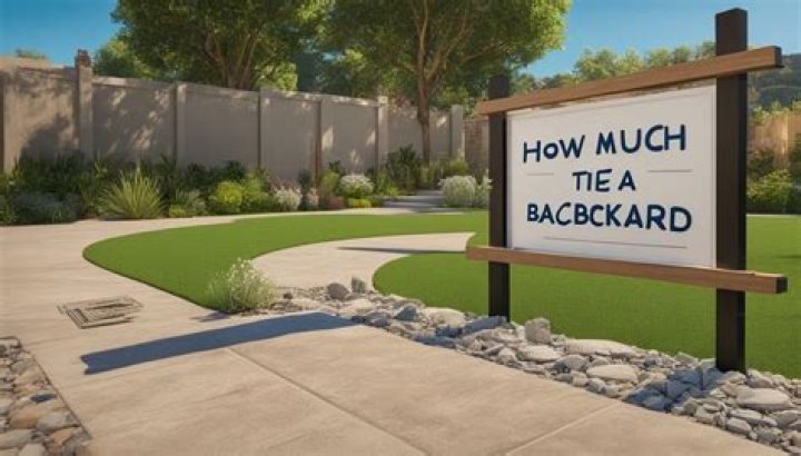 How much does it cost to pave a backyard?