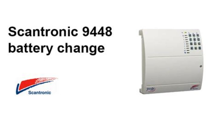 How to change battery on scantronic 9448?