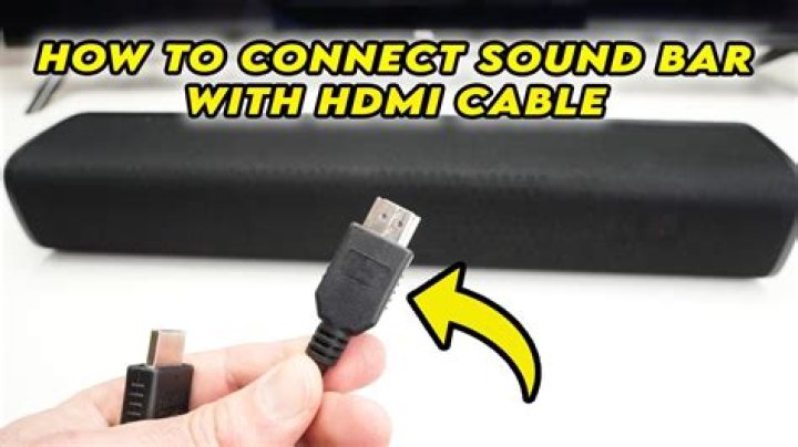 How to connect sound bar to TV without LG?