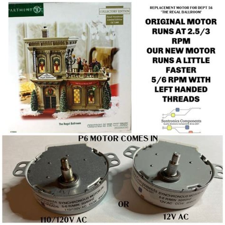 How to contact Department 56 for replacement parts?