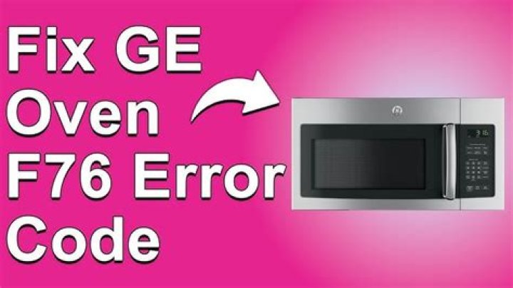 How to fix F76 error?
