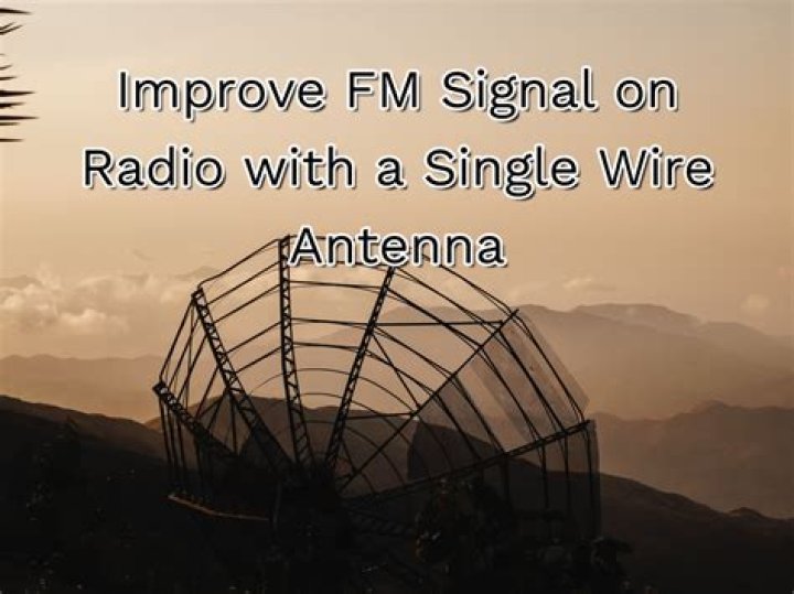 How to improve FM signal with a single wire antenna?