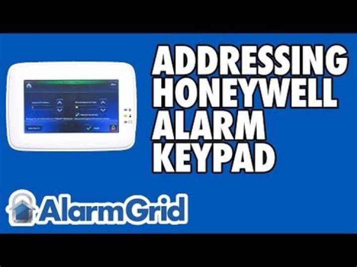 How to install a Honeywell alarm grid keypad?