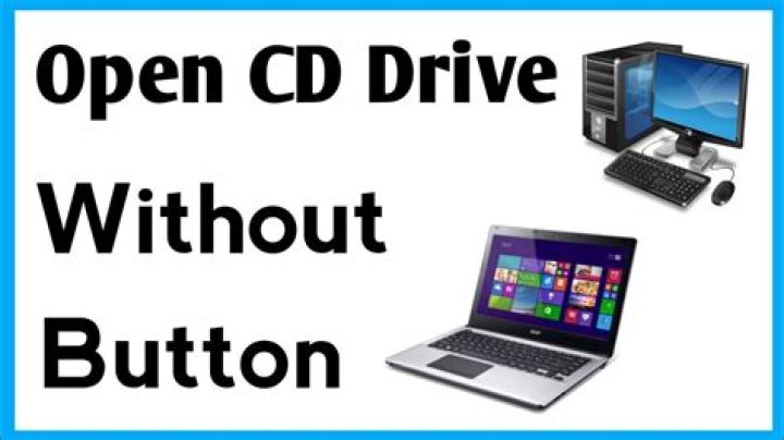 How to open the DVD drive for Aspire e1-522?