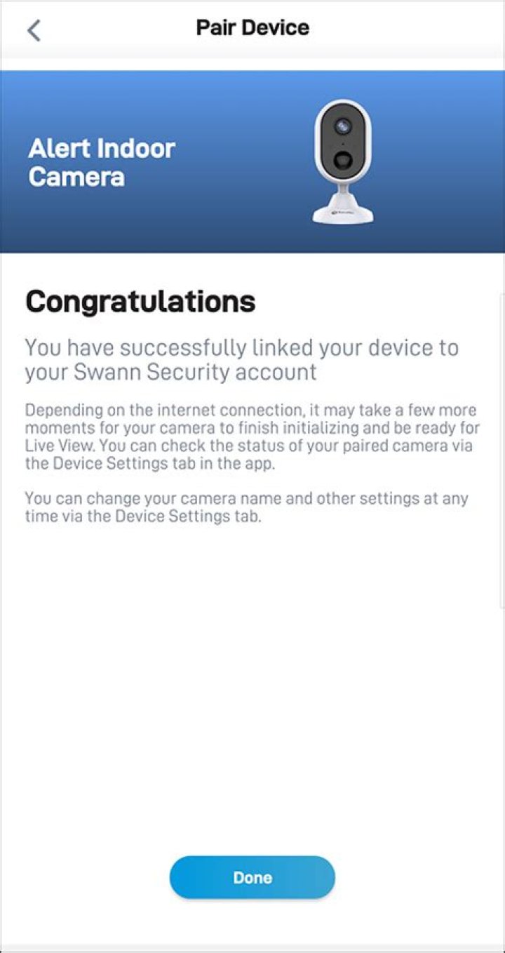 How to pair a Swann IP camera to Swann security app?