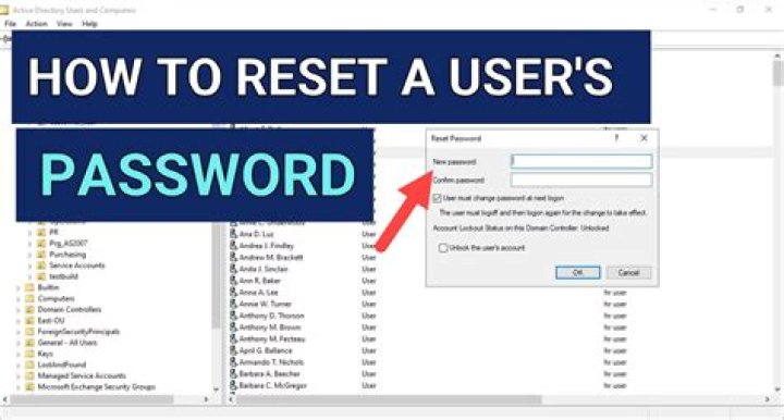 How to reset password of user while not connected to?